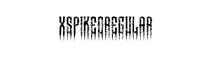 XSpiked Regular  Descarca Fonturi Gratis