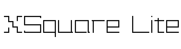 XSquare Lite  नि: शुल्क फ़ॉन्ट्स डाउनलोड