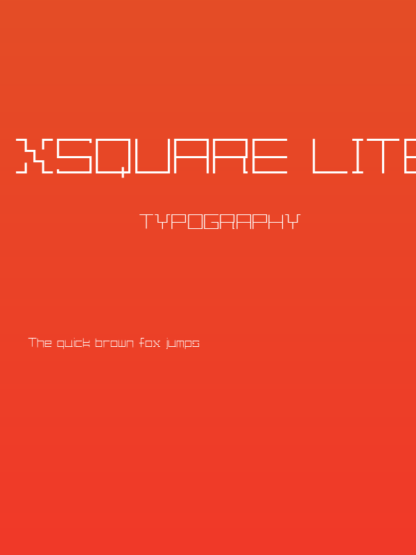 XSquare Lite Poster