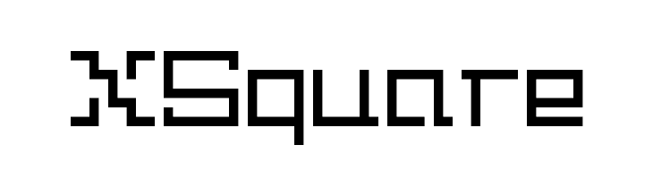 XSquare  Fuentes Gratis Descargar