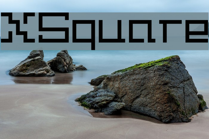 XSquare Font examples