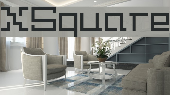 XSquare Font examples