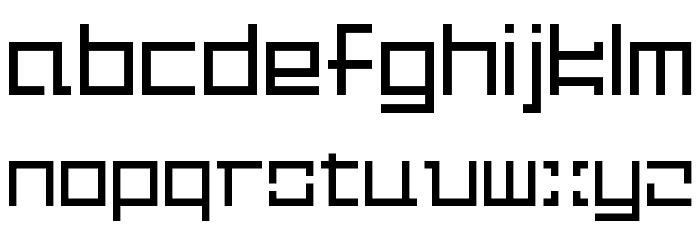 XSquare Font LOWERCASE