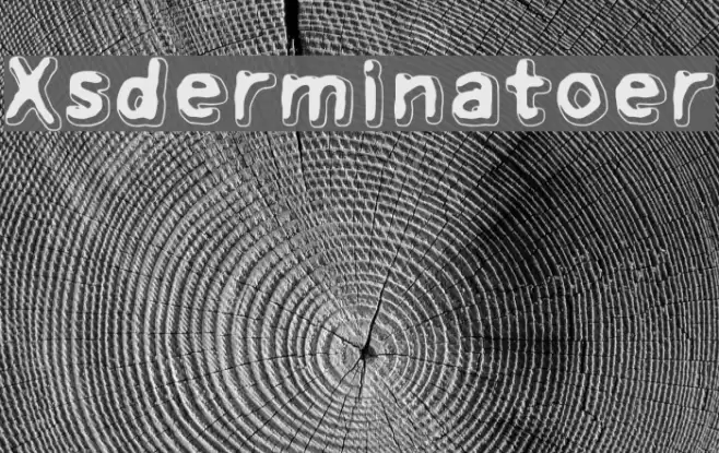 Xsderminatoer フォント examples