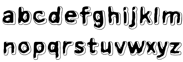 Xsderminatoer Font LOWERCASE