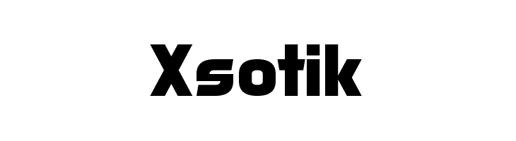 Xsotik Font