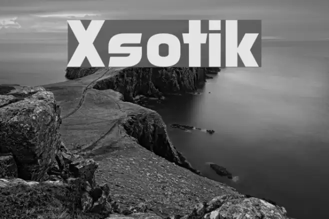 Xsotik Font examples