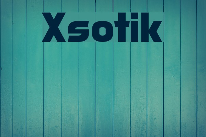 Xsotik Font examples