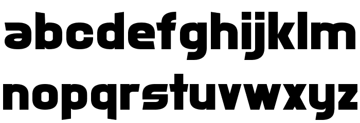 Xsotik Font LOWERCASE