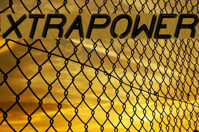 XTRAPOWER Font examples