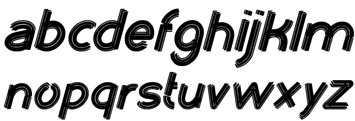 XTRAPOWER Font LOWERCASE