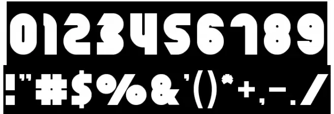 XTREME BIKE-Inverse Font OTHER CHARS