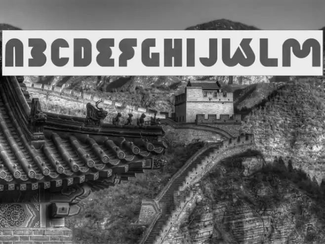 XTREME BIKE-Inverse Font examples