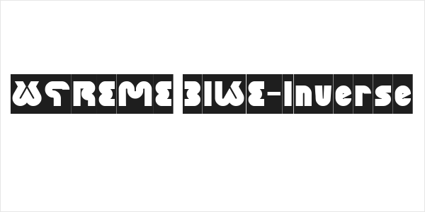 XTREME BIKE-Inverse Logo