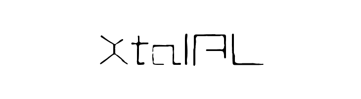 XtalAL  नि: शुल्क फ़ॉन्ट्स डाउनलोड