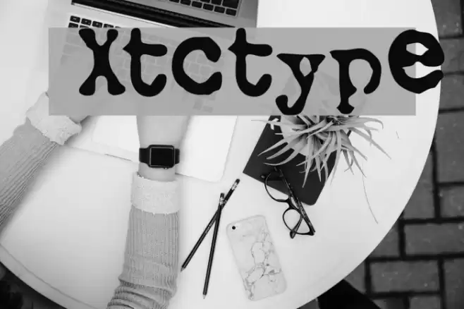 Xtctype Font examples