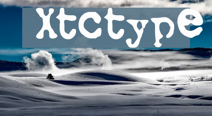 Xtctype Font examples