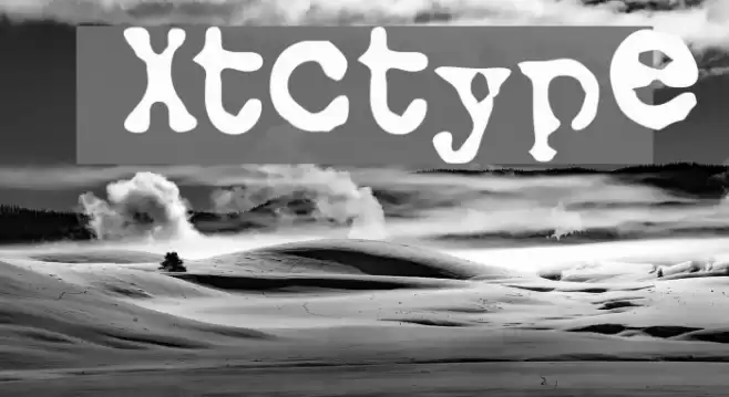 Xtctype Font examples