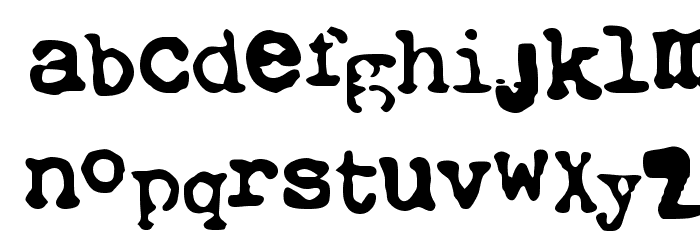Xtctype Font Litere mici