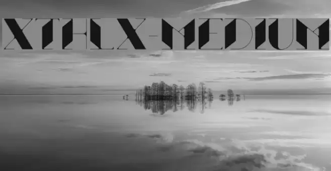 Xthlx-Medium Font examples