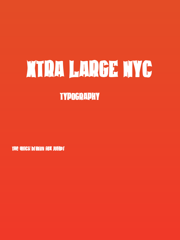 Xtra Large NYC Poster