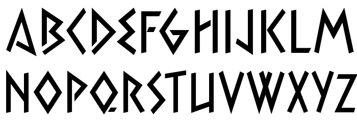 Xtra Font LOWERCASE