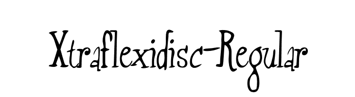 Xtraflexidisc-Regular  font caratteri gratis