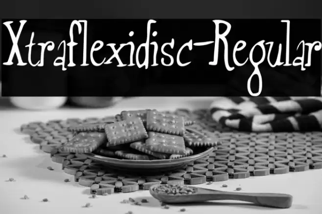 Xtraflexidisc-Regular Font examples