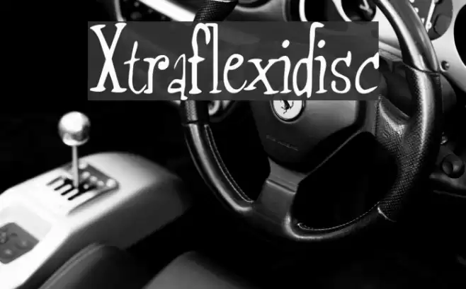 Xtraflexidisc Font examples