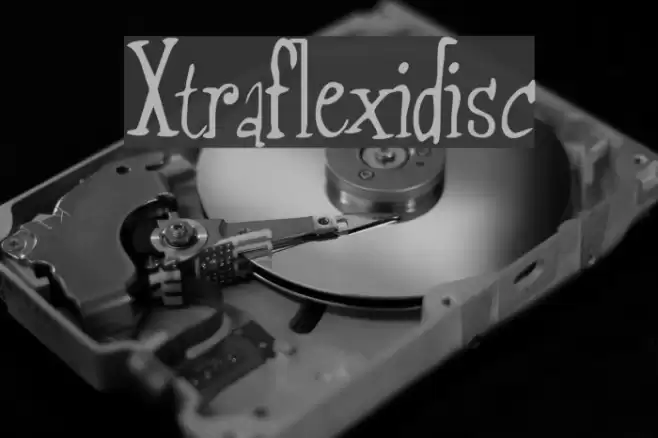 Xtraflexidisc Font examples