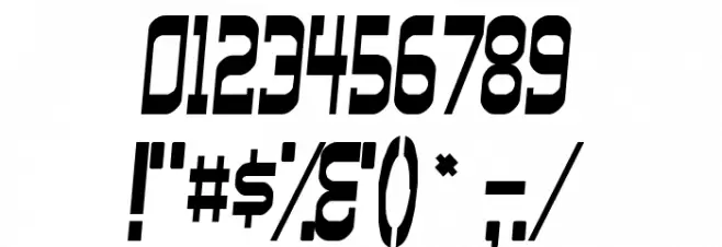 Xtraordinary Font OTHER CHARS