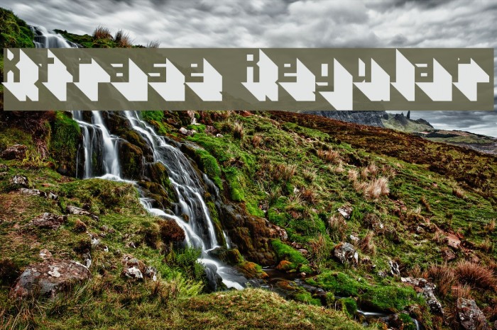 Xtrase Regular Font examples