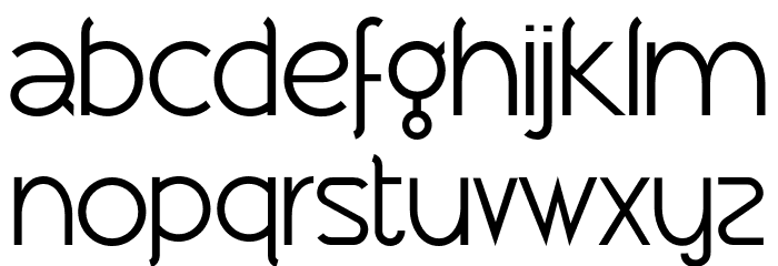 Xtravagant Font LOWERCASE