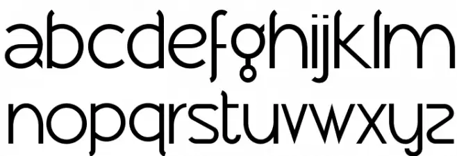 Xtravagant Font LOWERCASE