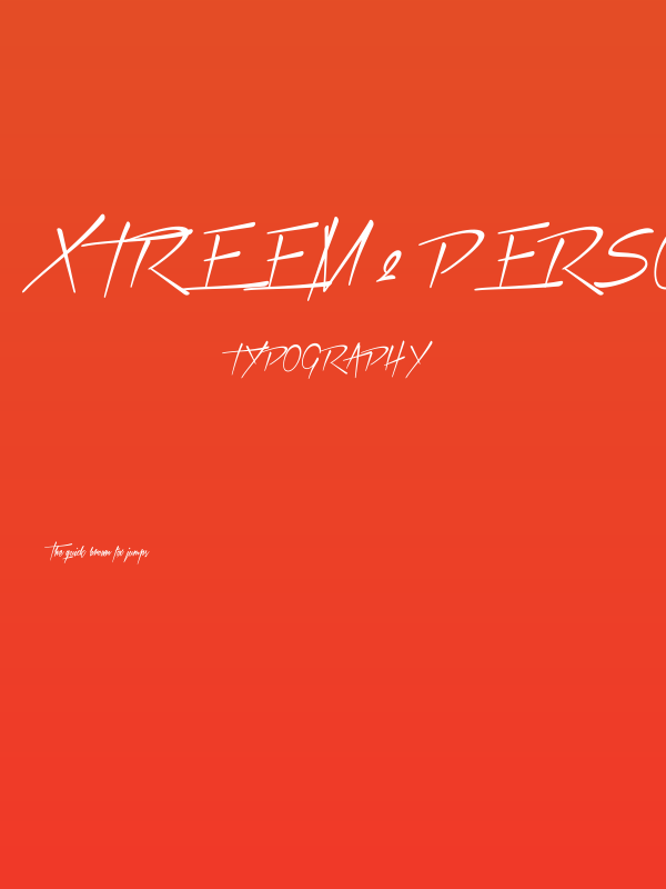 Xtreem 2 Personal Use Poster