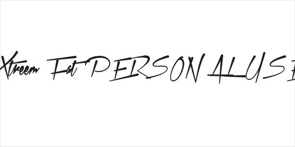 Xtreem Fat PERSONAL USE Logo