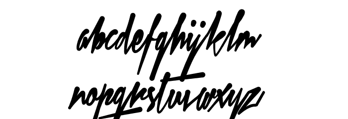 Xtreem Fat PERSONAL USE Font LOWERCASE