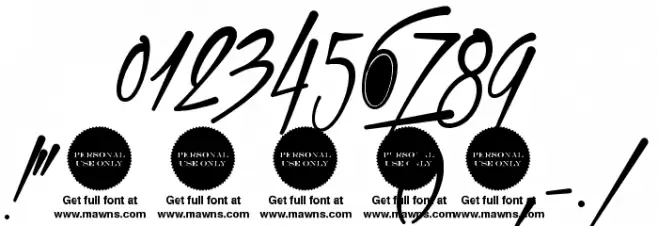 Xtreem Medium Demo フォント その他の文字