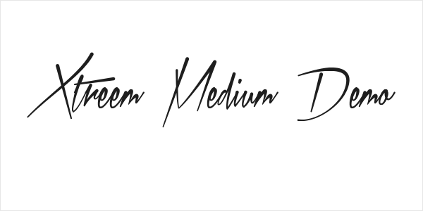 Xtreem Medium Demo Logo
