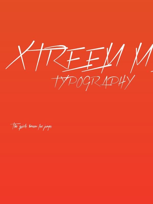 Xtreem Medium Demo Poster
