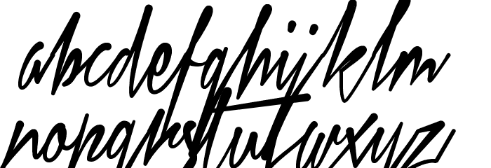 Xtreem Medium Demo Font LOWERCASE