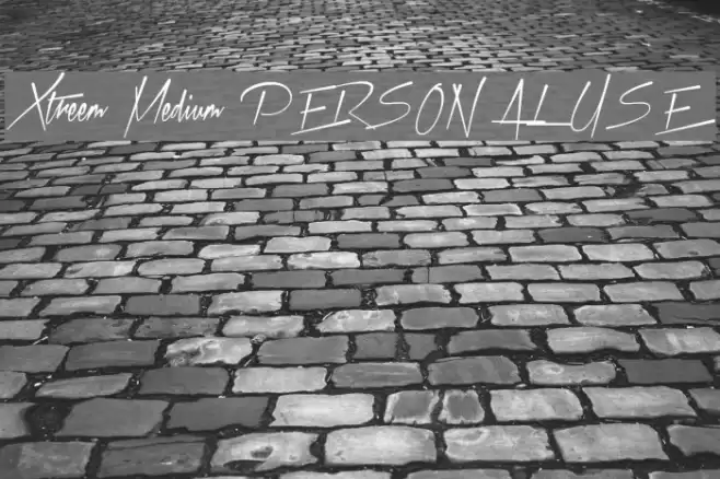 Xtreem Medium PERSONAL USE Fonte examples