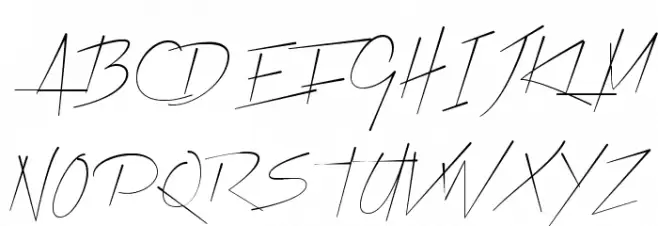 Xtreem Thin Demo Schriftart Groß