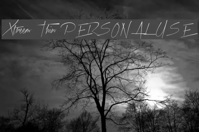 Xtreem Thin PERSONAL USE Example 1
