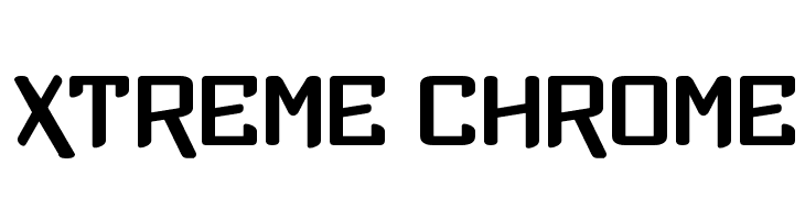Xtreme Chrome  les polices de caractères gratuit tlcharger
