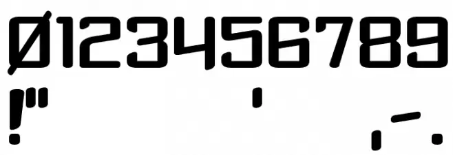 Xtreme Chrome Font OTHER CHARS