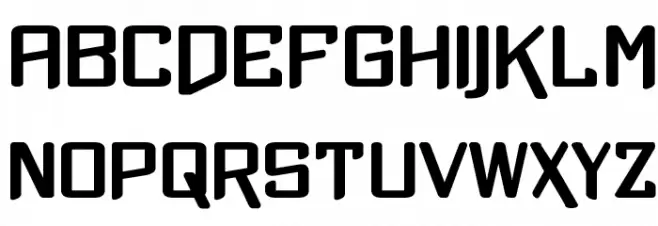 Xtreme Chrome Font LOWERCASE