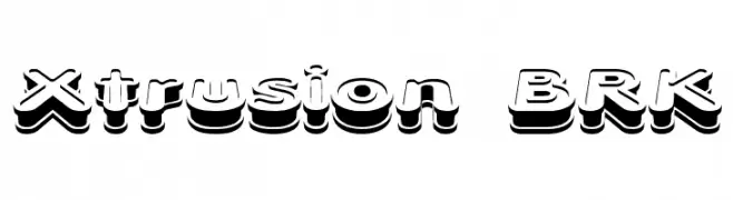 Xtrusion BRK  Fuentes Gratis Descargar