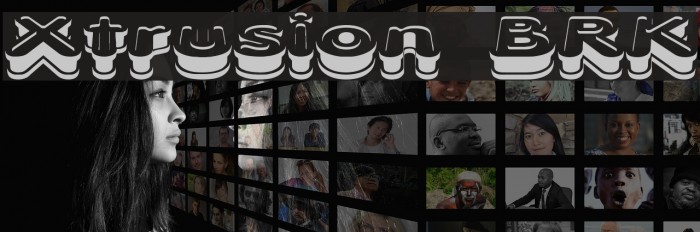 Xtrusion BRK Font examples