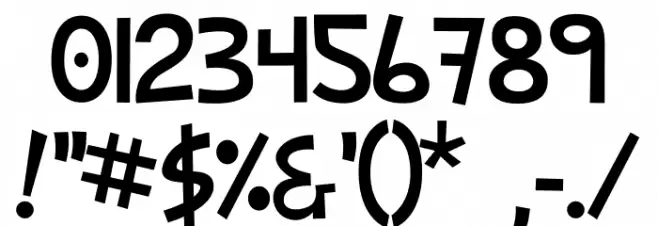 Xugglybug Regular Font OTHER CHARS